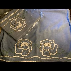 NWT The Company Store Chambray Pillow Cases